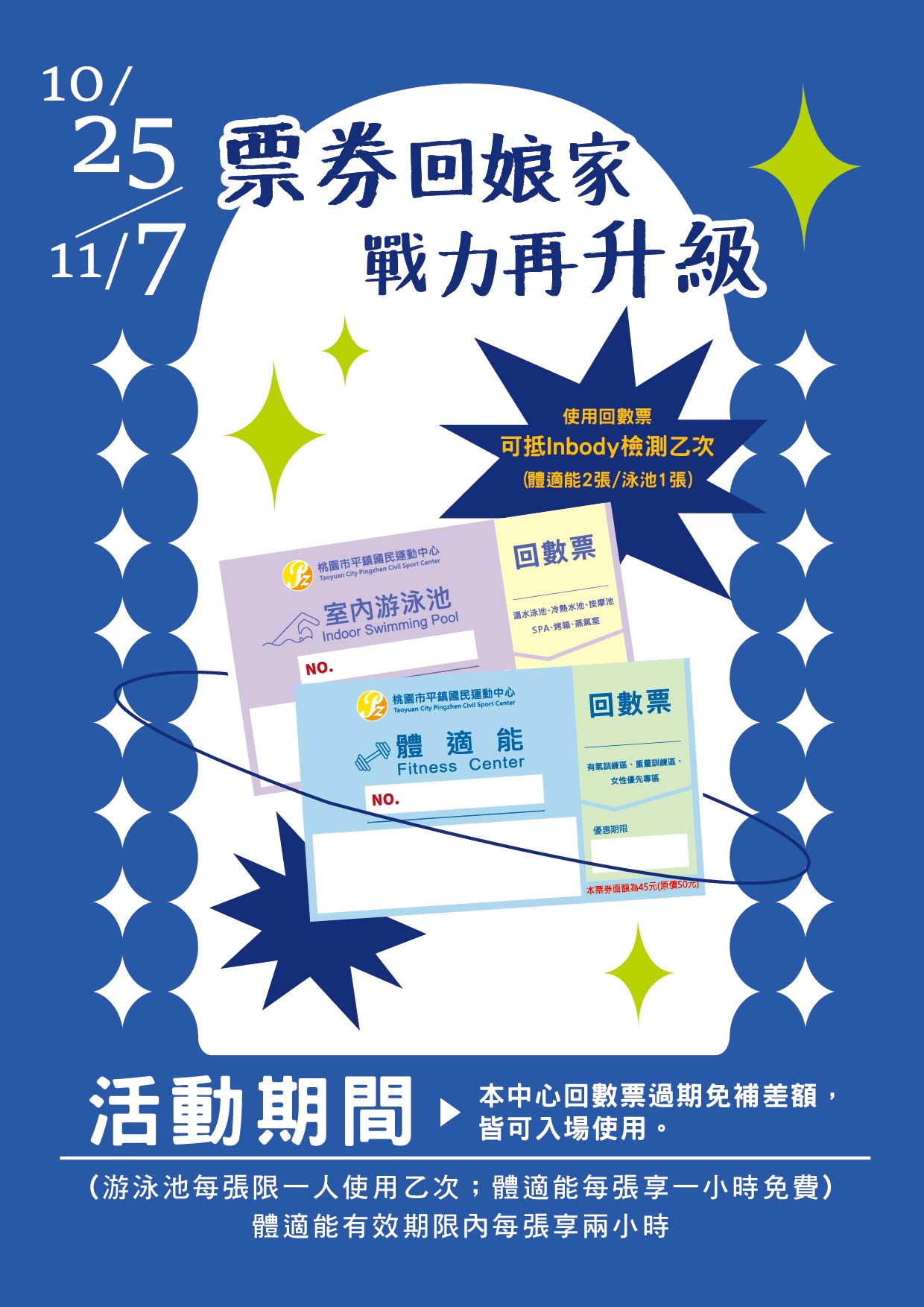  票券回娘家 戰力再升級